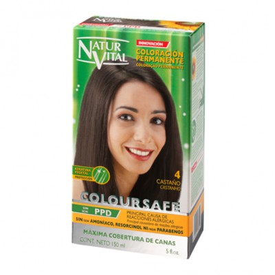 Tinte de pelo permanente Colour Safe Castaño
